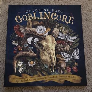 Goblincore Nature-Inspired Coloring Book